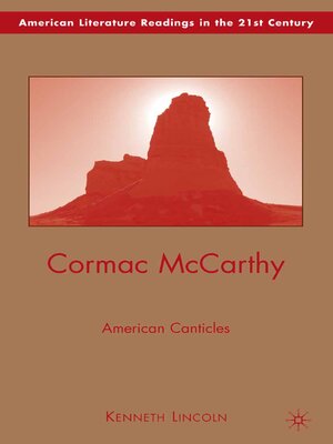 cover image of Cormac McCarthy